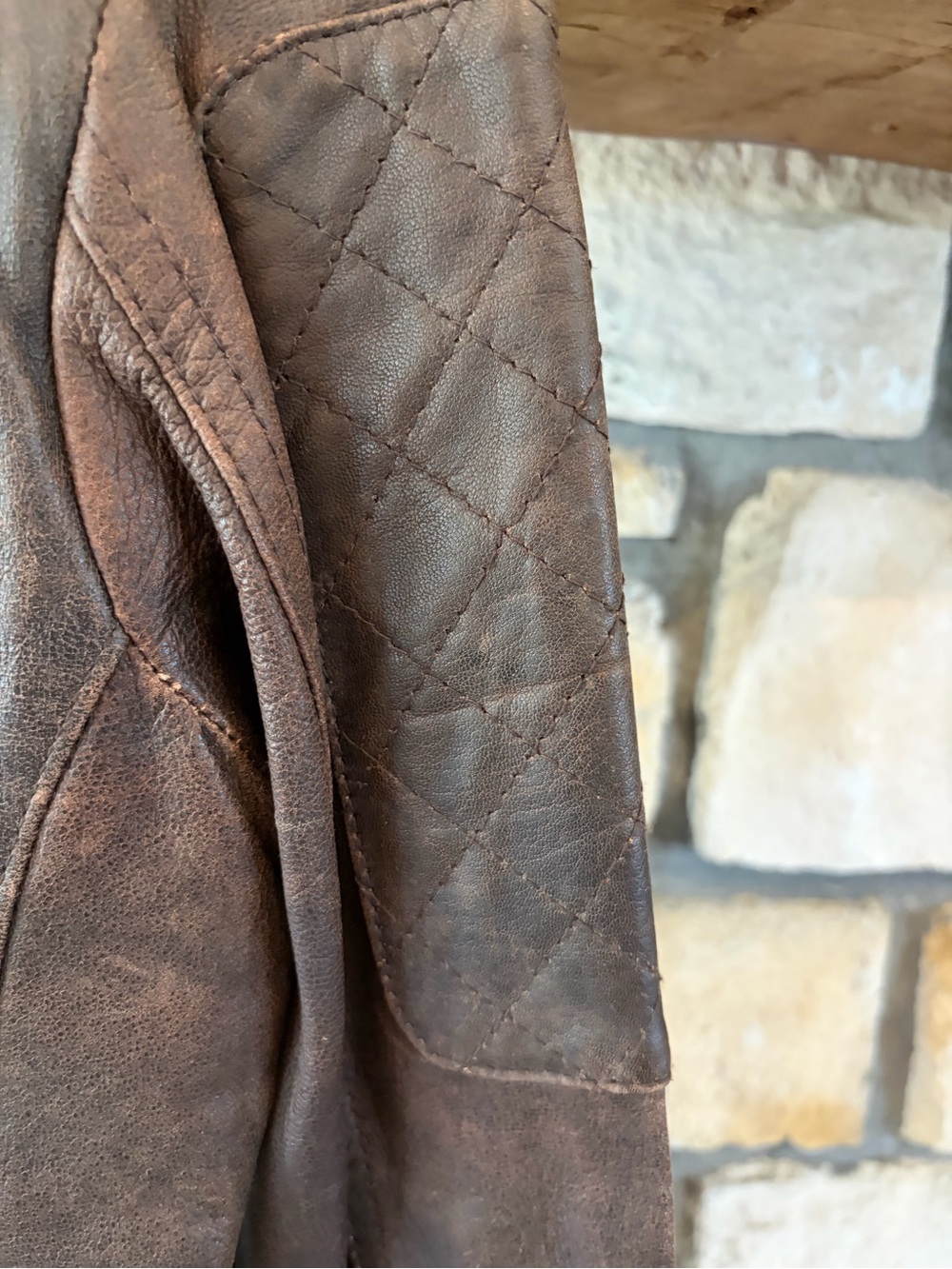 STS Ranchwear Ladies Lucy Brown Leather Biker Jacket - Picture 8 of 14